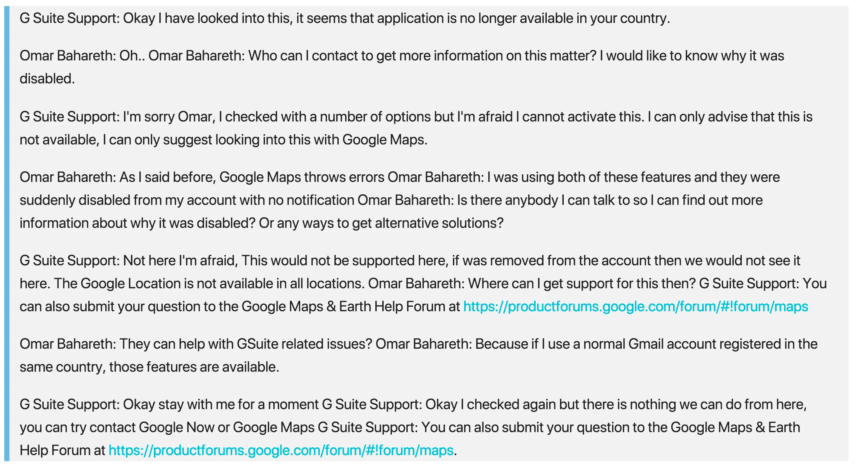 GSuite Support
